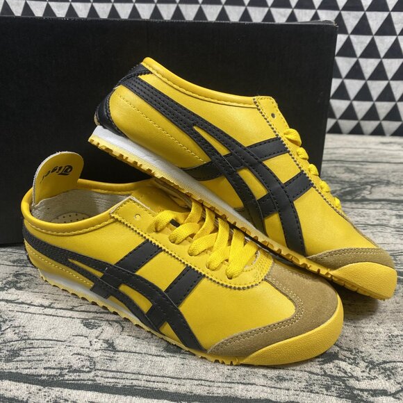 Onitsuka Tiger by Asics Yellow and Black Sneakers - Picture 3 of 5